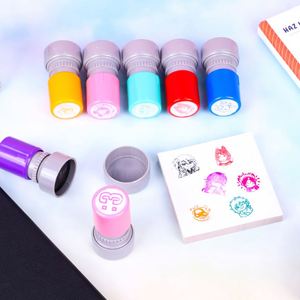 Tampon encreur miniature personnalisé en gros, tampons d'enseignant sur mesure, tampon logo automatique, cadeaux promotionnels professionnels pour le bureau - Product Image 2
