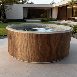 Piscina Inflable <span class=keywords><strong>Redonda</strong></span> Grande al por Mayor, Diseño Rígido Plegable con Drenaje Rápido para Niños, Mascotas y Adultos, Diversión al Aire Libre en Verano - Product Image 1