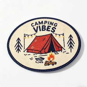 Custom Embroidered Eco-Friendly Canvas Outdoor Adventure <b>Patch</b> Iron-On Sew-On for <b>Backpacks</b> Jackets Hats & Tactical Gear - Product Image 2