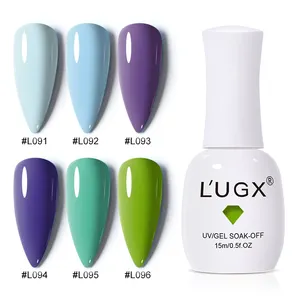 L'UGX Matte Nail Polish Với No-Rinse Sealer Tempered Sealer Cao Su Sealer Đối Với Salon