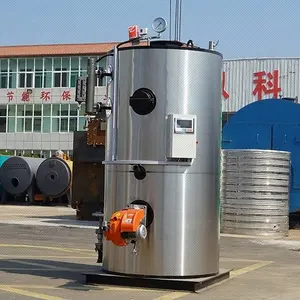 Chinese Condensing Type Industrial 1ton Diesel and Gas Fired Steam Boiler