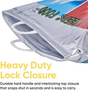 Hot and Cold Insulated Bags for Food Delivery Grocery Shopping Bags Food Storage for Hot and Cold Food for Travel Cooler Bag - Product Image 2