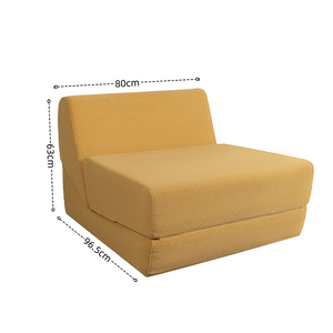 <span class=keywords><strong>Orange</strong></span> nhung gấp Sofa đa chức năng duy nhất chỗ ngồi nén sofa nhỏ gọn Ghế phòng chờ - Product Image 3