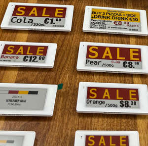 Etiqueta de Precio Digital Electrónica con Pantalla de Tinta Electrónica de 2.4Ghz para Vino y Supermercado, Kit de Demostración ESL, Sistema de Etiquetas Electrónicas para Estantes, Producto Más Vendido - Product Image 1