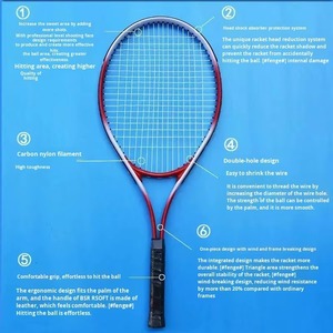 Trendy New Lightweight High Quality Portable Eco-Friendly Tennis <strong>Racket</strong> 27inch Single-Player College Game Beginner Competition - Product Image 3