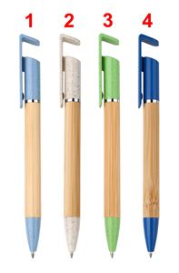 Selling Eco-Friendly Retractable Bamboo <b>Pen</b> with Customized Printing Logo Ballpoint <b>Pens</b> Branding for Mobile Phone Holder - Product Image 6