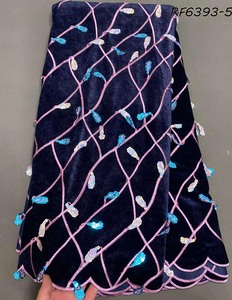 2025 Cao Cấp Châu Phi Nhung Ren Vải Thạch Lưới Thoáng Khí Cho Tự Làm Cổ Điển Sexy May Cho Mô Hình Động Vật Trang Trí - Product Image 6