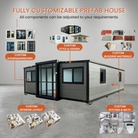 Casa Contenedor Expandible de 40 Pies de Excelente Relación Calidad-Precio, Vivienda Pequeña Expandible Ideal para Alojamiento