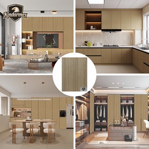 Panneau MDF mélaminé synchronisé de haute qualité 2100*2800mm pour cuisine et salle de bain, ignifuge, résistant à l'humidité, ENF/F4 <span class=keywords><strong>Star</strong></span> - Product Image 1