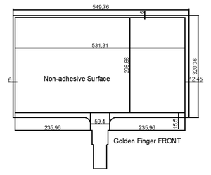 Tablette interactive de 24 pouces, film tactile imperméable, écran tactile capacitif, film nano, adapté à la projection - Product Image 6