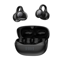 Miniso X38 Tws Écouteurs Casque Sans Fil Bt5.4 Conception Affichage Numérique Haute Définition Annulation de Bruit à Faible Latence