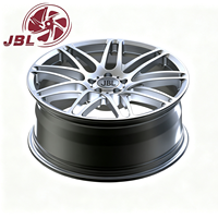 Jantes monobloc forgées de 16 à 24 pouces, finition usinée argentée, multi-rayons, en alliage, 5x112 5x114.3, adaptées aux voitures de sport, berlines et tuning
