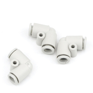 Conector Neumático de Conexión Rápida en Ángulo Recto, Latón, para Manguera de Aire, KQ2L/04-00/06-00/08-00/10-00/12-00 - Product Image 3