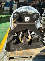 Compacteur hydraulique vibrant MONDE pour excavatrice, plaque vibrante pour compactage de sols en construction
