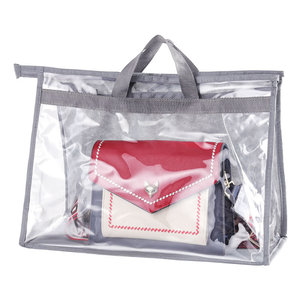 Bolsas a prueba de polvo para bolsos, bolsas colgantes para armarios, protección y almacenamiento de bolsos de cuero impermeables transparentes de PVC. - Product Image 2
