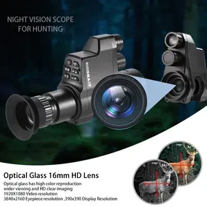 High Definition 4X Zoom <b>Night</b> <b>Vision</b> <b>Monocular</b> Video Camera Device Aluminum Alloy IR Digital Scope Crosshair for <b>Night</b> Hunting - Product Image 4