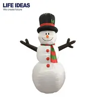 Изготовленный На Заказ Дешевые Цена 7FT 2,1 м Крытый удар со шнуровкой надувные рождественские украшения воздух в виде снеговика