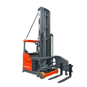 <span class=keywords><strong>Chariot</strong></span> <span class=keywords><strong>élévateur</strong></span> électrique VNA 3 voies pour allées très étroites, capacité 1,6t, avec poste de conduite assis - Product Image 1