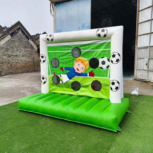 But de football gonflable commercial pour <span class=keywords><strong>coup</strong></span> <span class=keywords><strong>franc</strong></span>, livraison gratuite, jeu de fléchettes de football, jeu de carnaval à vendre - Product Image 2