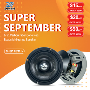 Superaltavoz de 500W de calidad superior Altavoz de puerta de rango medio de 6,5/8 pulgadas con neodimio para audio de coche o camión - Product Image 2