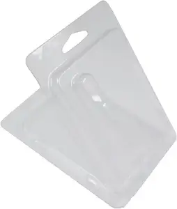 Scatola di imballaggio in plastica trasparente monouso con blister trasparente a conchiglia di design di fabbrica