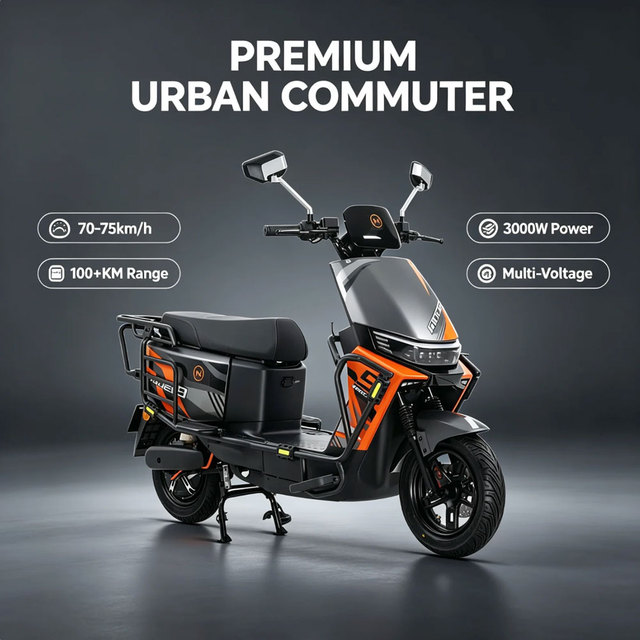 HelloSwap Futuristic 3000w Electric Motorcycle Instant Torque Volta Electric Motorcycle