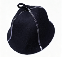 Chapeau de sauna en feutre de laine uni multicolore, léger, pour sauna, bain de vapeur, spa à domicile