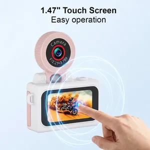 Mini caméra porte-clés A90, écran tactile 1,47 pouce, 1080P CCD, rétro, ultra compacte, pour enfants, avec lampe torche - Product Image 3