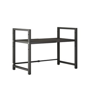 Tùy chỉnh một lớp thép carbon có thể thu vào Countertop lò vi sóng giá lưu trữ Kệ cho nhà bếp với móc dao - Product Image 4