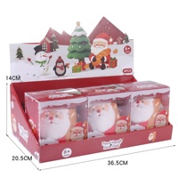 Grand jouet à presser Père Noël en TPR à rebond lent, anti-stress, amusant pour la décompression, vente en gros d'usine, petit cadeau