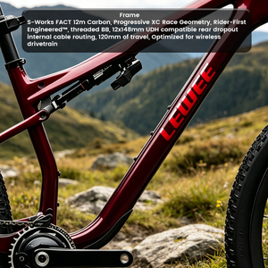 Vélo de montagne en fibre de carbone de 29 pouces, suspension intégrale, XC Trail MTB, frein à disque hydraulique - Product Image 2