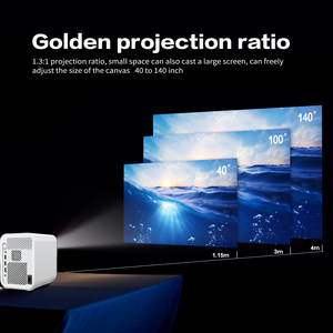 2.4G/5G <span class=keywords><strong>Auto</strong></span> Focus Portable Vidéo Projecteur Sans Fil Home Cinéma LCD Smart Mini Lumineux Android 11 Mini Projecteur - Product Image 5