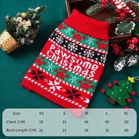 Pulls de Noël et d'Halloween personnalisés pour petits animaux, motifs variés, vêtements chauds tricotés pour chiens et chats, vente en gros de fournitures pour animaux de compagnie