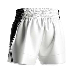 Shorts élégants de Muay Thai et de kickboxing White Tiger, fabriqués en tissu durable et respirant - Product Image 2