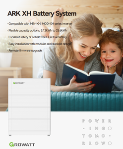 แบตเตอรี่ลิเธียม Growatt Ark HV 2.5H-A1 แบตเตอรี่เก็บพลังงานลิเธียมไอออน Growatt Ark ความจุ 10.24KWh 7.68KWh 5.12KWh 2.56KWh แบตเตอรี่ลิเธียม Growatt XH - Product Image 3