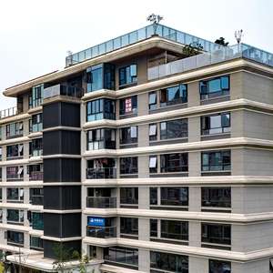 Conception de <span class=keywords><strong>façade</strong></span> de maison, murs-rideaux, profilés en aluminium, panneaux muraux ignifuges, décoration intérieure de la maison - Product Image 1