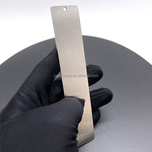 130 см длинные металлические закладки заготовки персонализированные металлические Выгравированные серебряные закладки - Product Image 3