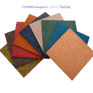 Carrelage de sol en caoutchouc pour gymnase crossfit personnalisé à haute résistance - Product Image 4