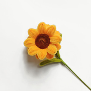 YOPIN-571 Limpiapipas <span class=keywords><strong>de</strong></span> Chenilla con Forma <span class=keywords><strong>de</strong></span> <span class=keywords><strong>Girasol</strong></span>, Coloridos, Hechos a Mano, Perfumados, Ecológicos, Flor Individual, Navidad, Venta al por Mayor - Product Image 2