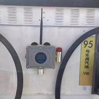 Détecteur de gaz combustible alcalin certifié CE avec capteur infrarouge magnétique et fixe, écran LCD, construction en alliage/métal, garantie 5 ans
