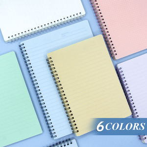 Cuaderno encuadernado en espiral A5/B5 con impresión de logotipo personalizado Bloc de notas de escritura de papel de cuadrícula forrado para oficina o escuela OEM al por mayor - Product Image 1