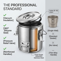 Kotak Makanan Terisolasi Stainless Steel 201 Grosir dengan Pegangan, Kotak Makanan Termal, Peralatan Katering Langsung dari Pabrik OEM