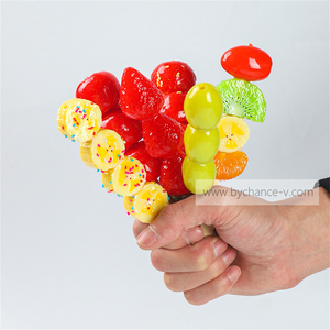 ชุดผลไม้ปลอมเสมือนจริงแบบเสียบไม้ ทนทาน ใช้ตกแต่งโต๊ะกลาง ถ่ายภาพอาหาร ตกแต่งบุฟเฟ่ต์ สำหรับผู้จัดงานอีเว้นท์ - Product Image 2