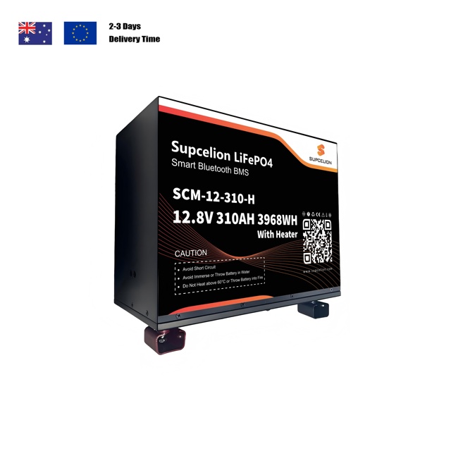 Lithium Iron Phosphate Battery12V 310Ah LiFePO4 Deep Cycle Battery 3968Wh with 200A BMS 5-Year Lifespan for RV Solar Panel