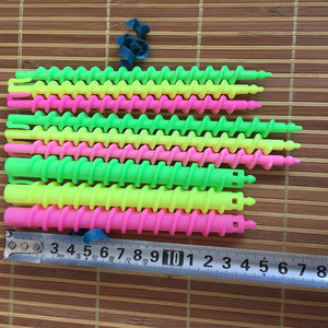 โรลม้วนผมพลาสติก สำหรับจัดแต่งทรงผม ลอนผมแบบเกลียวเวทมนตร์ อุปกรณ์ทำผมสำหรับร้านเสริมสวย 5.0 - Product Image 5