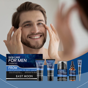 Ensemble de soins nettoyants pour le <span class=keywords><strong>visage</strong></span> pour hommes en gros transfrontalier, squalène/squalane, nourrissant, blanchissant pour les peaux grasses/toutes les peaux, rafraîchissant - Product Image 2