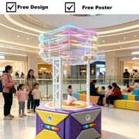 Moetry Kids Wind Tunnel, aire de jeux intérieure, lanceur de balles, souffleur d'air, jeu interactif pour parc d'attractions, musée pour enfants