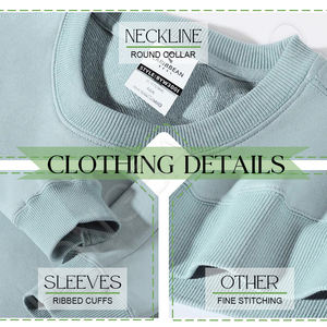 Girocollo oversize da <span class=keywords><strong>uomo</strong></span> in cotone 100% per top in spugna larghi <span class=keywords><strong>taglie</strong></span> forti <span class=keywords><strong>felpe</strong></span> con cappuccio personalizzate - Product Image 5