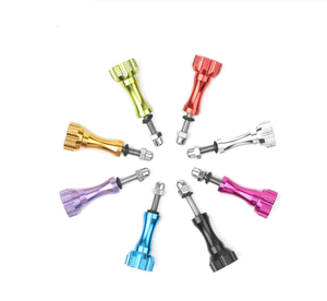 HOSHI CNC สกรูอลูมิเนียม Thumb KNOB สแตนเลส Bolt NUT Screw สำหรับ <span class=keywords><strong>GoPro</strong></span> <span class=keywords><strong>Hero6</strong></span>/5 4/3 +/3/2/SJ4000/Yi Action กล้อง - Product Image 1