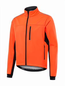 Custom Logo Softshell Thermal <b>Reflective</b> Waterproof Windproof Full Sleeve Winter <b>Cycling</b> <b>Jacket</b> Men Bike - Product Image 1